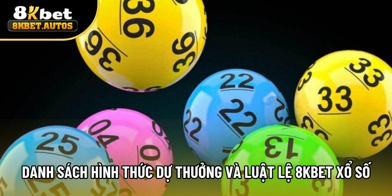 Danh sách hình thức dự thưởng và luật lệ 8kbet xổ số